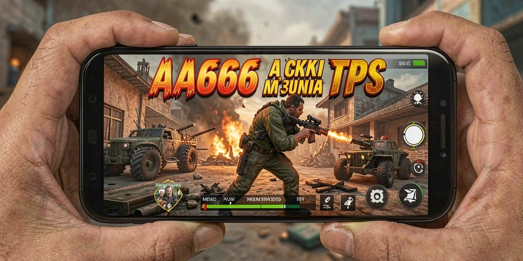 Screenshot gameplay AA666 menampilkan aksi seru dan grafis yang tajam.