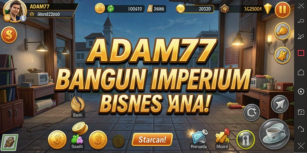 Gameplay menarik dari ADAM77 dalam membangun bisnis Tycoon.