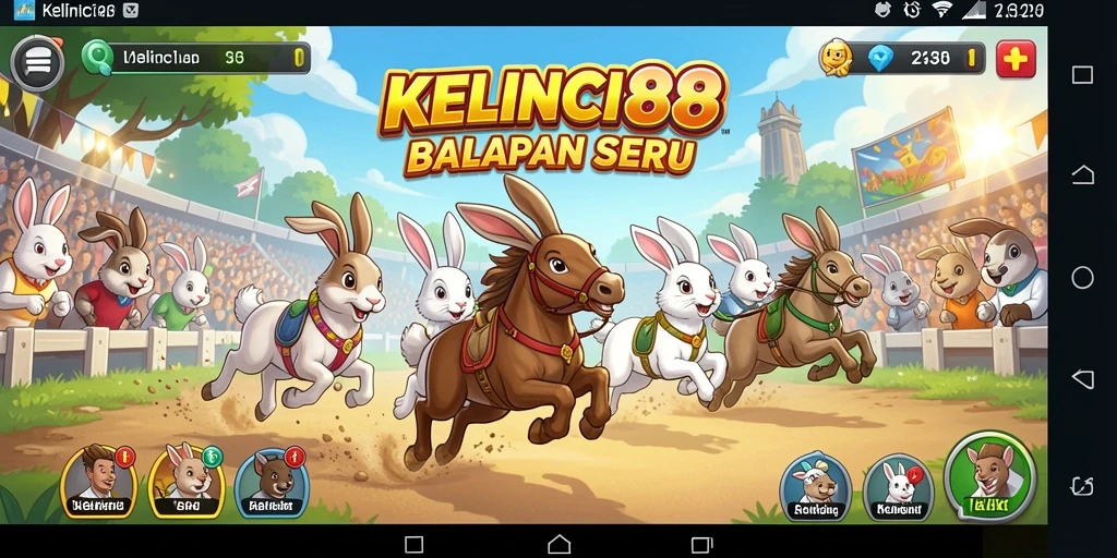 Tangkap momen seru balapan di lintasan KELINCI88 dengan kelinci yang cepat.
