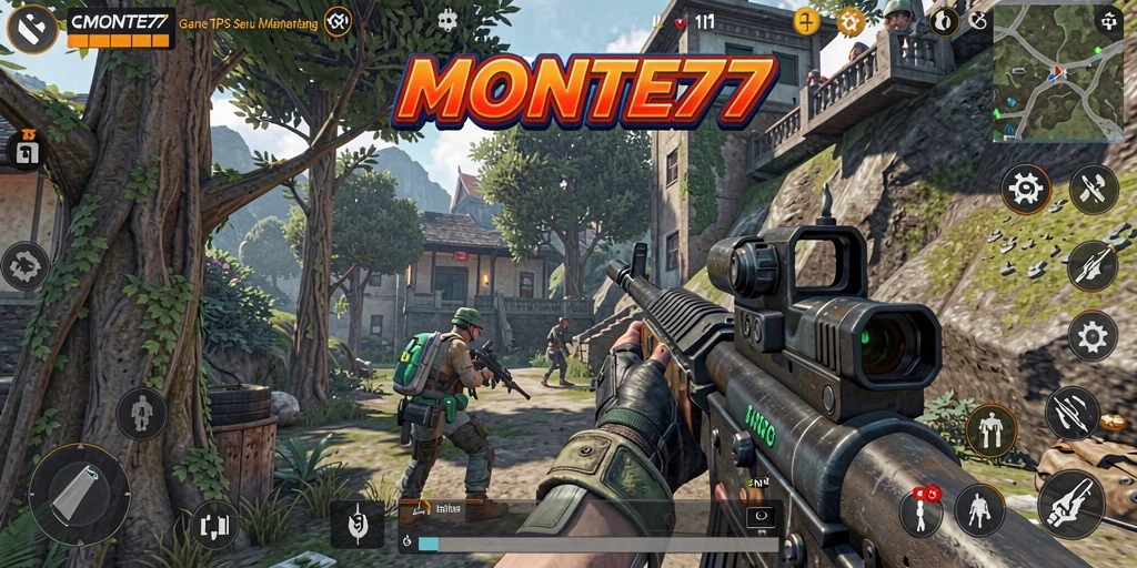 Gameplay seru dan ketegangan dalam pertempuran MONTE77.