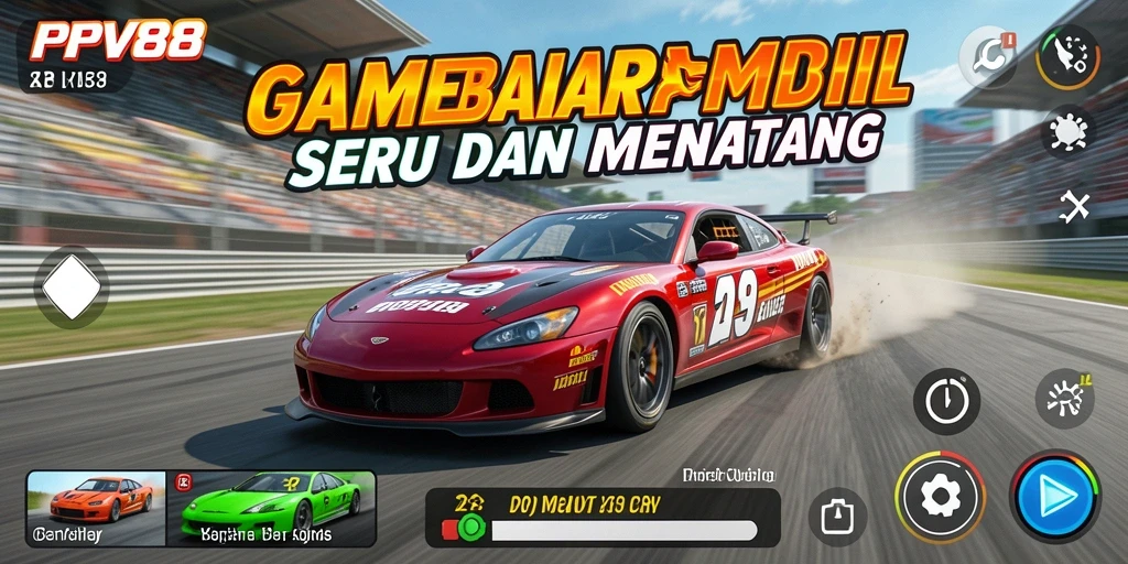 Tangkapan layar PPV88 menampilkan aksi balap yang mendebarkan dan penuh kecepatan.