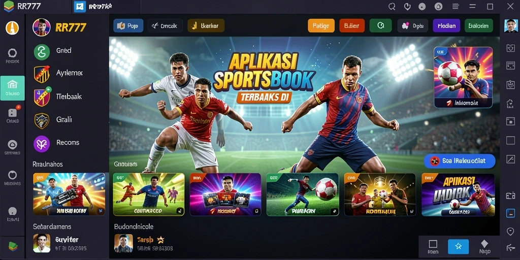 Tampilan gameplay menarik dan interaktif dari aplikasi Sportsbook RR777.