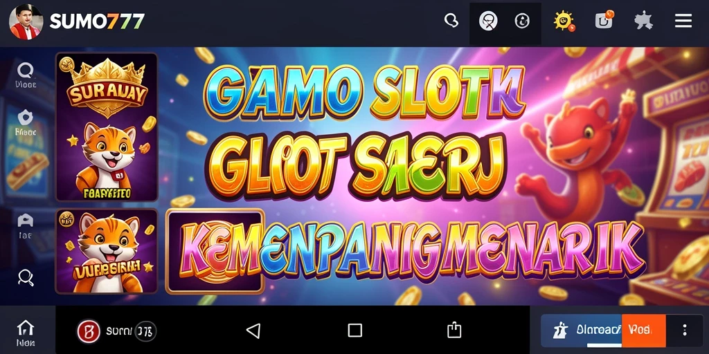 Tampilan gameplay SUMO777 yang menarik dan interaktif.